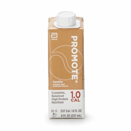 Promote Oral Supplement Vanilla Flavor Liquid 8 oz. Carton, 24PK 64834